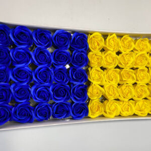 Мікс № 25 — набір мильні квіти та мильні троянди